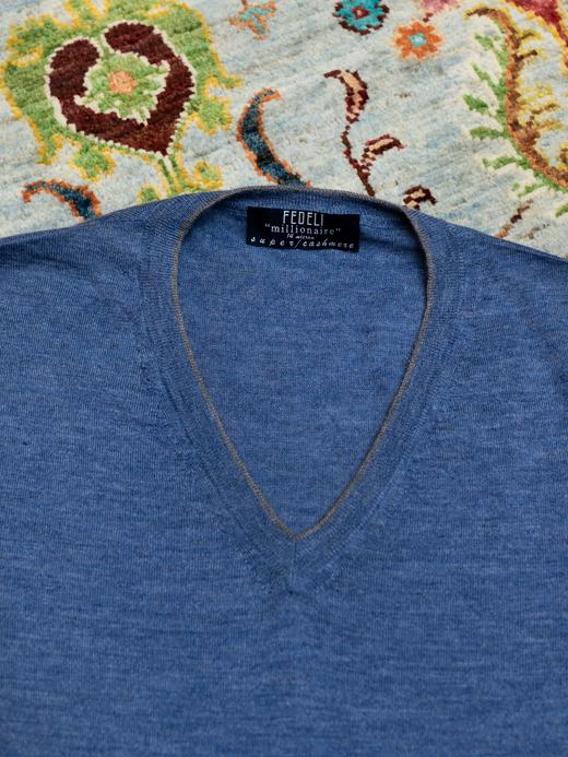 Fedeli 14微米超细羊绒毛衣 商品图1