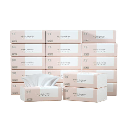 厂家直发 家庭必囤 60包加量纸抽家用面巾纸原木纸便携抽取式纸巾抽纸卫生纸 商品图3