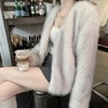 福利 现货 定制加厚进口环保狐狸毛皮草外套 商品缩略图2