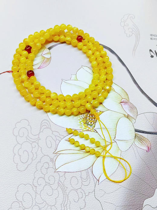 上新-蜜蜡108颗手串 商品图4