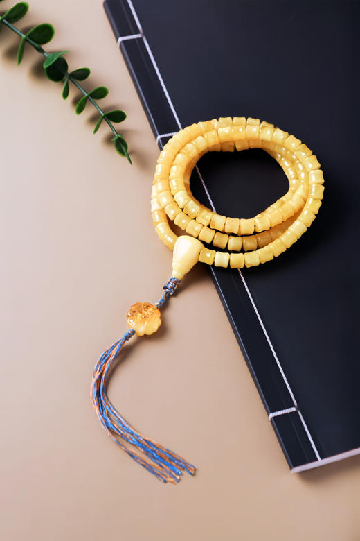 蜜蜡108颗竹节款27.9g 商品图2