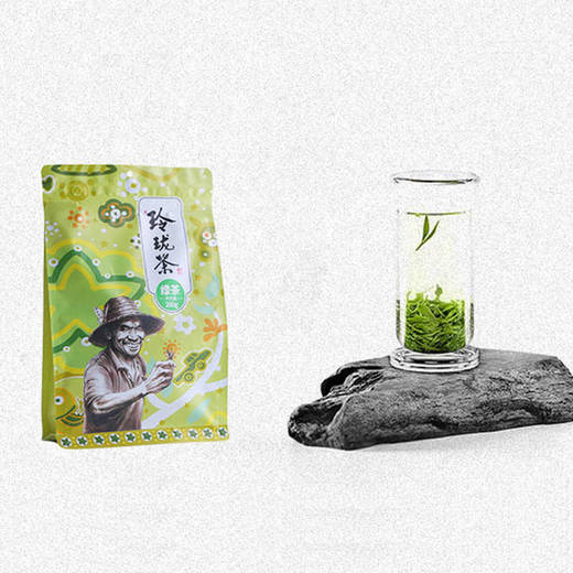 玲珑王扶农茶·玲珑绿茶袋装 散装200g 商品图5