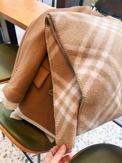 2410413   羊毛围巾 大格纹 商品图10