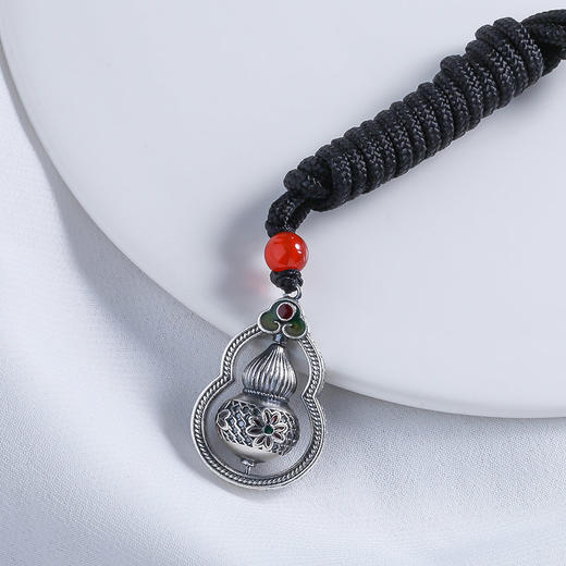 【宏艺珠宝】灵葫祥瑞·足银挂坠 商品图2