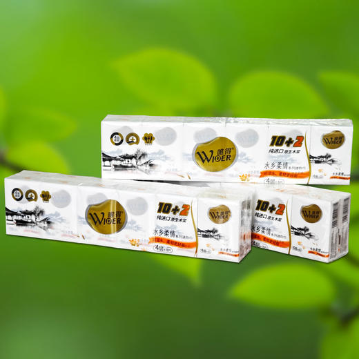 桂柳~【水乡柔情】随身装纸巾~10包/条 商品图3