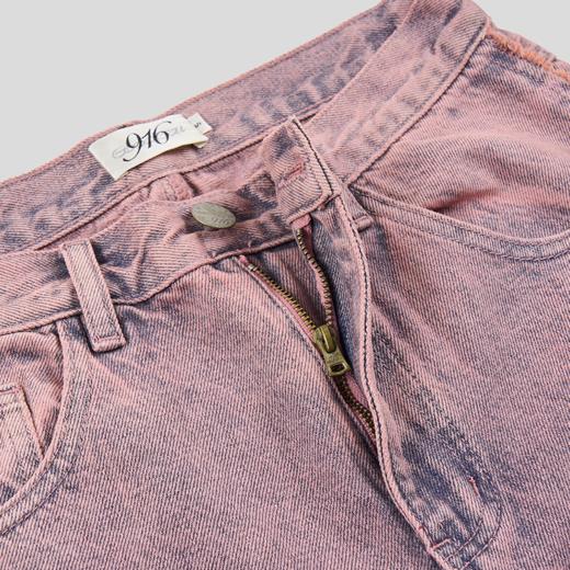 GOODBAI 916 套色牛仔膝盖补强直筒裤 商品图3