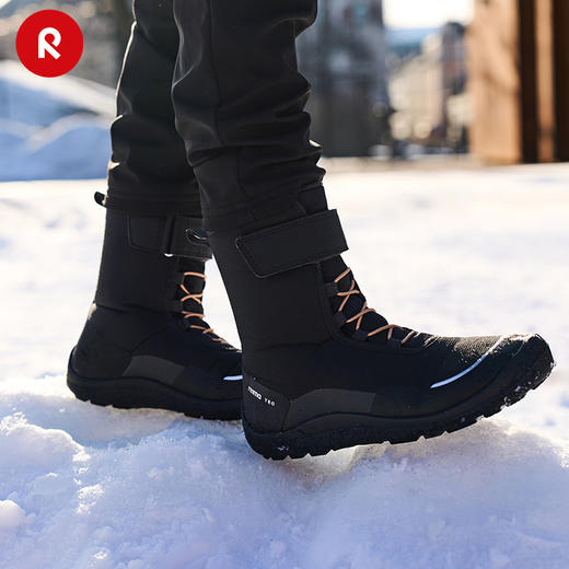 芬兰reima2024秋冬新款男女儿童大童户外裸足户外*保暖高帮靴 商品图4