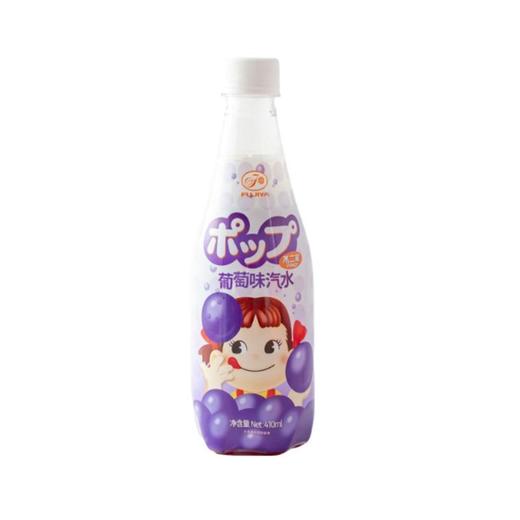 不二家FUJIYA 葡萄味汽水 410ml/瓶 商品图1