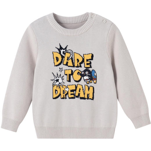 男童萌趣提花毛衣冬季新款安奈儿童装实体店同款XB444643 商品图6