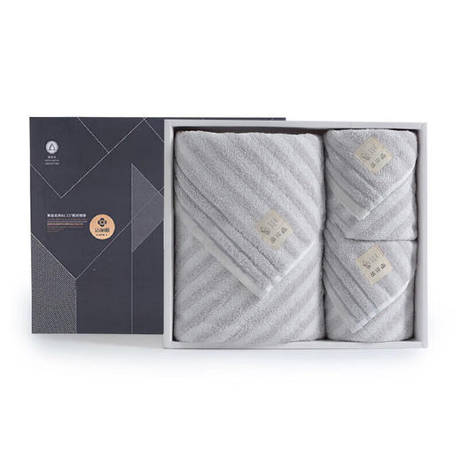 洁丽雅（Grace） 新疆棉抗菌毛浴巾三件套装W0846/W0640 商品图0