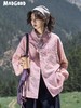 马得工地/MDGDCS243150/刺绣泡泡纱格纹长袖衬衫 商品缩略图0