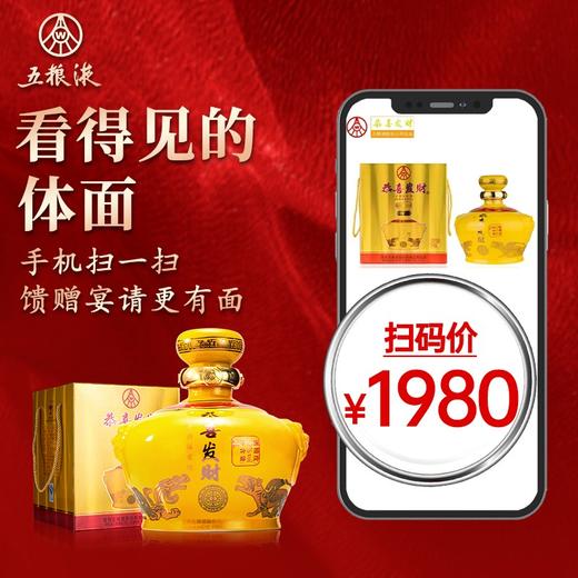 五粮液股份出品恭喜发财四斤装大坛酒   52°  4斤/坛 商品图9