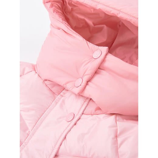 笛莎女童羽绒服2024冬季新款宝宝渐变色连帽收腰羽绒服 商品图2