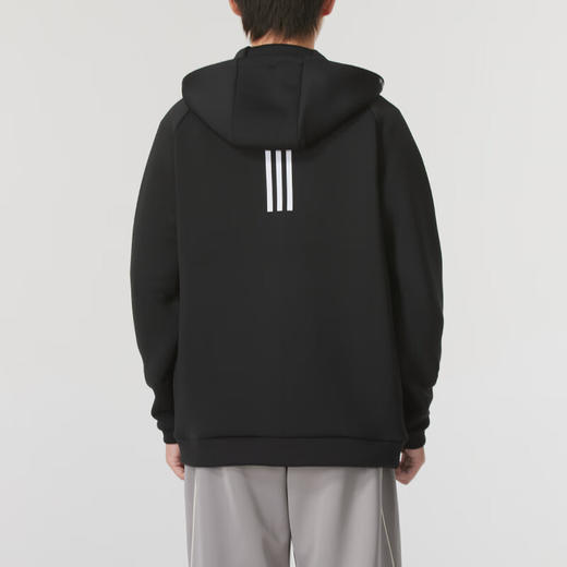 Adidas阿迪达斯男装秋季新款运动休闲连帽针织夹克IX5706 商品图1