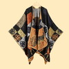 【江南水乡文艺旅游披肩】秋冬季 仿羊绒针织围巾 开叉油画披风斗篷外搭 送家人朋友 商品缩略图13