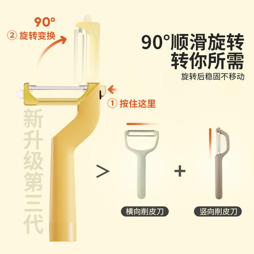 摩登主妇水果削皮器二合一厨房土豆削皮水果刮皮刀家用削苹果神器 商品图0