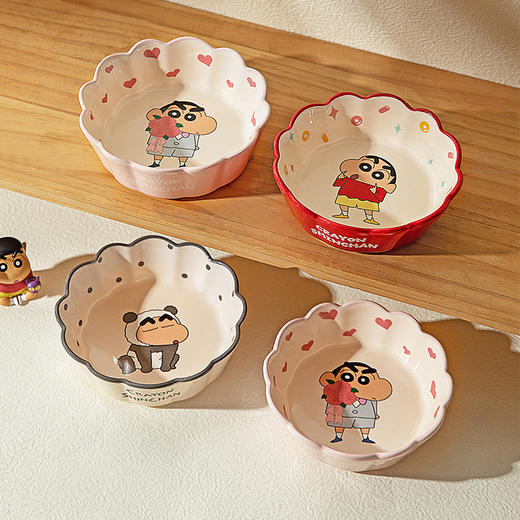 摩登主妇&蜡笔小新联名 空气炸锅专用碗沙拉碗陶瓷烤碗酸奶碗 商品图4