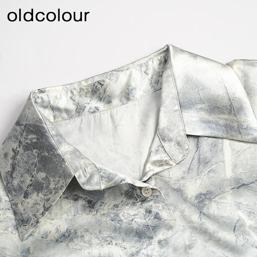oldcolour春秋款高级感气质百搭简约休闲长袖衬衫女DO11013649 商品图2