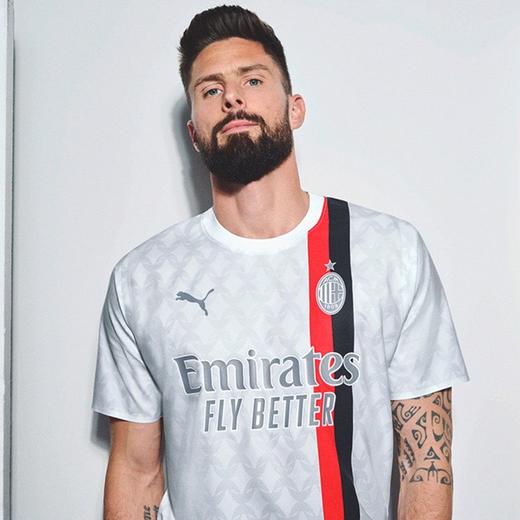 彪马23-24赛季AC米兰客场球员版比赛球衣成人男770390 02 商品图3
