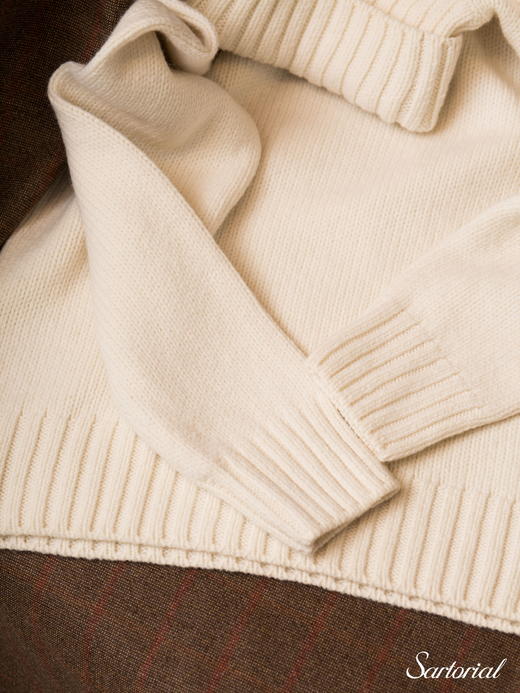 Cruciani 白色羊绒羊毛高领 商品图2