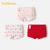 【品牌优选】巴拉巴拉女童内裤平角棉本命年红色儿童短裤四角蛇年新年款三条装 商品缩略图2