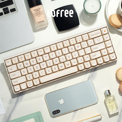 洛斐LOFREE OE912小翘68三模机械键盘-豆腐V4.0 商品图8