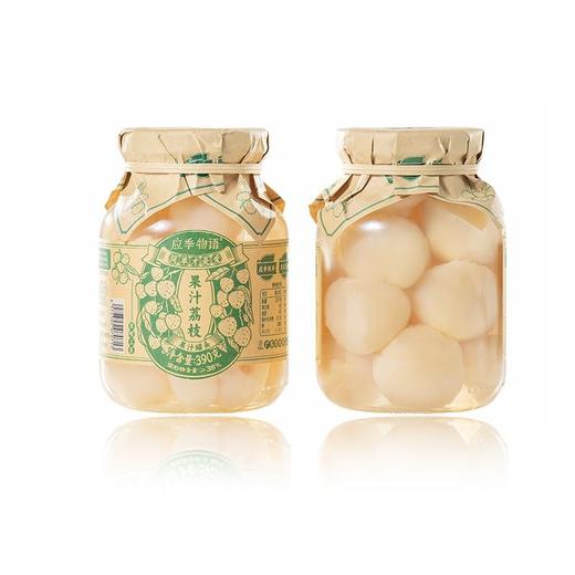 应季物语 糖水荔枝罐头 390g/瓶 商品图0