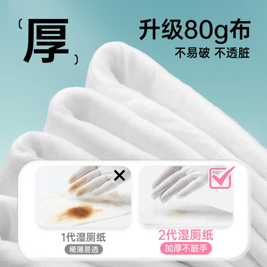 【秒杀专享】无染湿厕纸40抽3包 商品图3