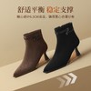 ZHR则则细跟小短靴优雅气质女靴2024新款增高加绒保暖瘦瘦靴百搭 商品缩略图5