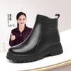信诺羊毛靴子真皮厚底短靴女2024新款冬季加绒加厚棉鞋保暖雪地靴M523-2Y 商品缩略图0