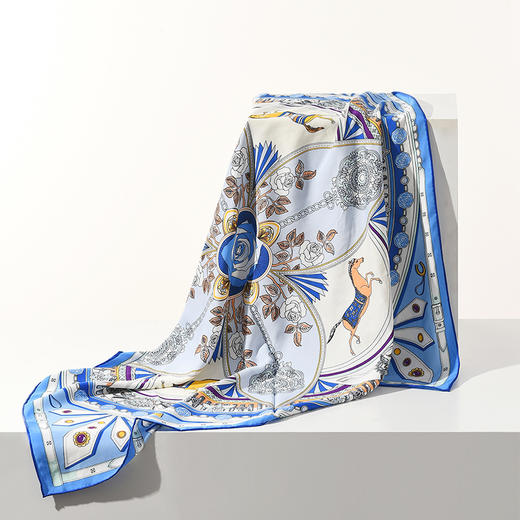 玫瑰花精制 玫瑰丝巾90cm*90cm 商品图2