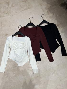 【门店同款】ENJOY冬季C-法式方领绒绒上衣 159794691