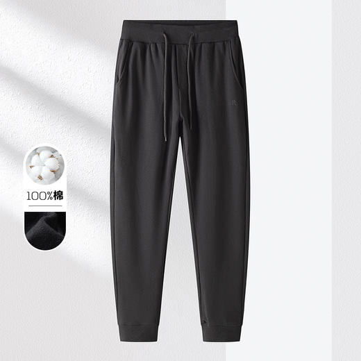 【100%棉】罗蒙春秋男装休闲卫裤男舒适运动裤男裤百搭休闲裤男束脚裤子男 商品图1