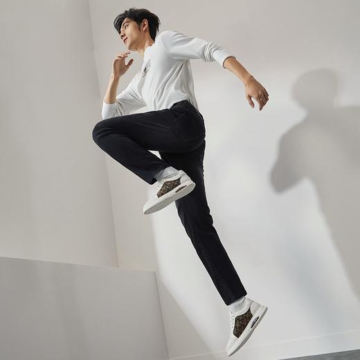 【龙系列】柒牌水洗牛仔裤男2024秋季新款时尚潮流百搭中腰直筒裤	127H72170 商品图3