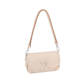 LOUIS VUITTON BUCI手袋 Logo标识 Epi粒面牛皮革斜挎单肩包 女款米色