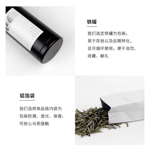 【介意慎拍2025-02-14到期】出口茶-福鼎白茶白毫银针50g/罐散茶 商品图4