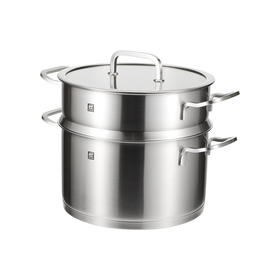 ZW-C130 Zwilling Moment 24cm深烧锅+24cm蒸笼套装