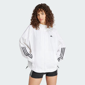 Adidas阿迪达斯WIND.RDY HYPERGLAM WINDBREAKER 运动宽松健身连帽夹克外套IS8042