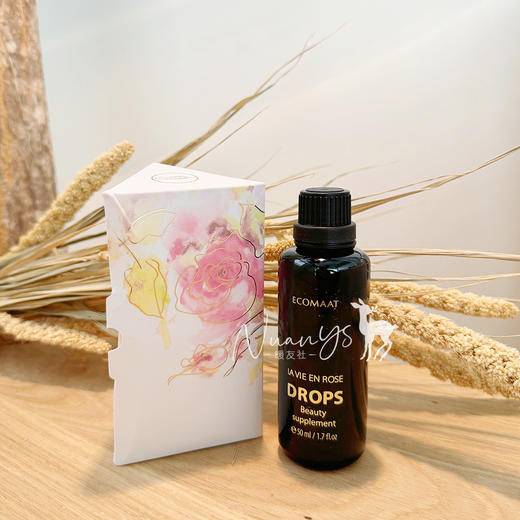 【口服玫瑰纯露 镁白 亢氧化 助眠 莼天然】美颜茶 50g/罐 玫瑰露 50ml/瓶 ECOMAAT伊可茉 商品图3