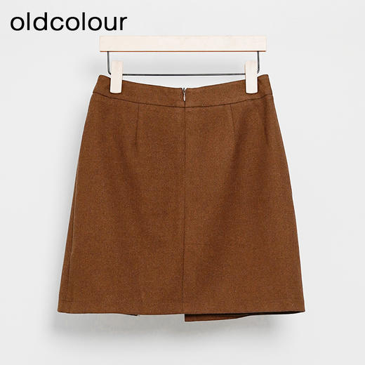 oldcolour复古气质高腰百褶宽松短款半身裙女DM43061003 商品图1