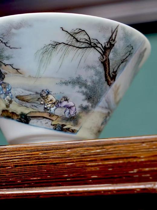 一儒堂书卷山水踏歌行单杯 商品图4