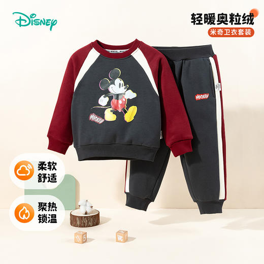 【迪士尼Disneybaby正品新品套装】男女童秋冬长袖套装ZD3DT039 商品图0