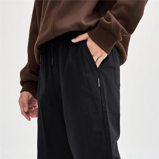 佐丹奴男装春秋款纯棉织标松紧腰梭织长裤13114174 商品图5