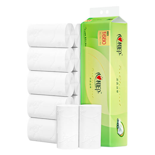 心相印无芯卷纸 茶语丝享4层140g*12卷 卫生纸(新老交替)  4624214 商品图0