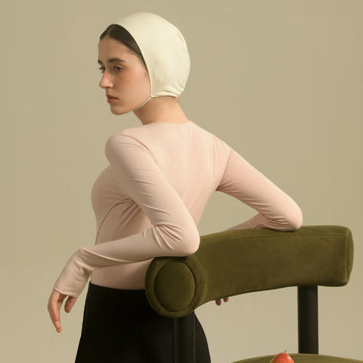 【E】素肌良品女士保暖上衣-轻暖WC037(高领） 商品图2