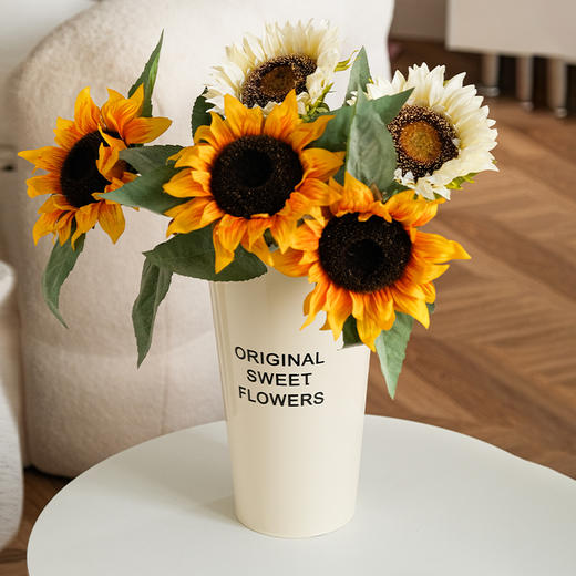 摩登主妇鲜花桶花盆客厅北欧创意家居装饰落地花艺插花花瓶干花桶 商品图0