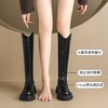 ZHR则则时髦显瘦长筒靴气质靴子女2024新款厚底增高百搭女鞋长靴 商品缩略图3