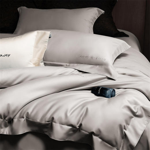 【门店经典款天丝磨毛升级款】80支天丝棉磨毛四件套 丝滑柔软升温磨毛套件 商品图11