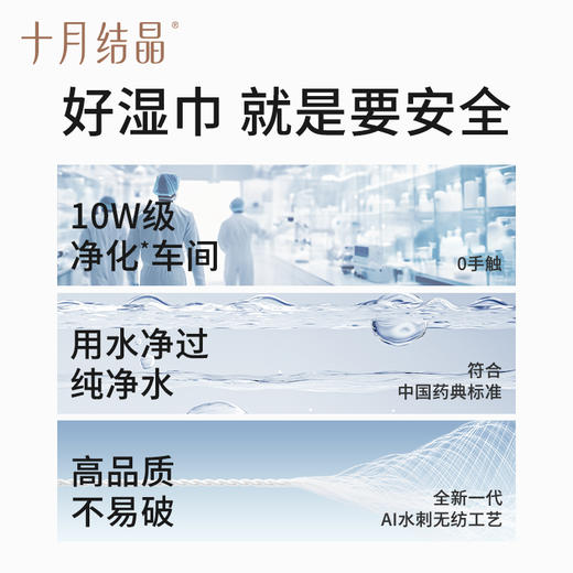 【新客专享】婴儿湿巾纸新生手口专用80抽*5包 商品图3