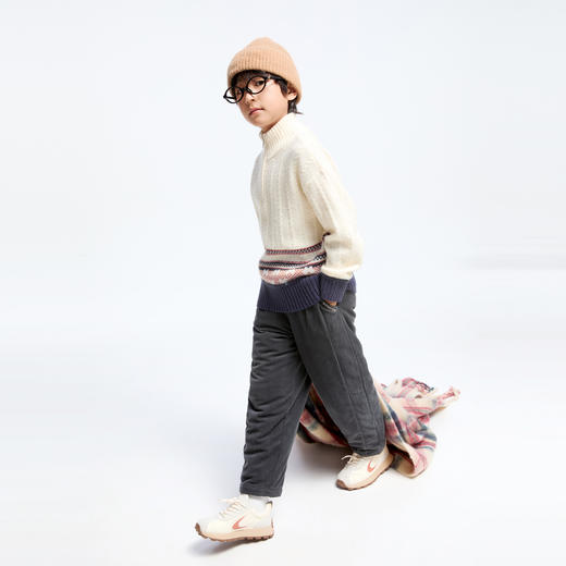 男童毛衣保暖北极绒冬季新款安奈儿童装实体店同款AB444612 商品图5